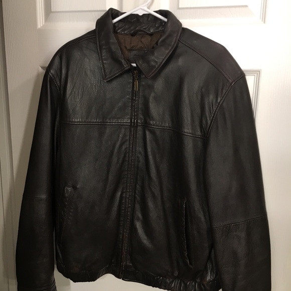 Genuine Leather Bomber Jacket | Poshmark